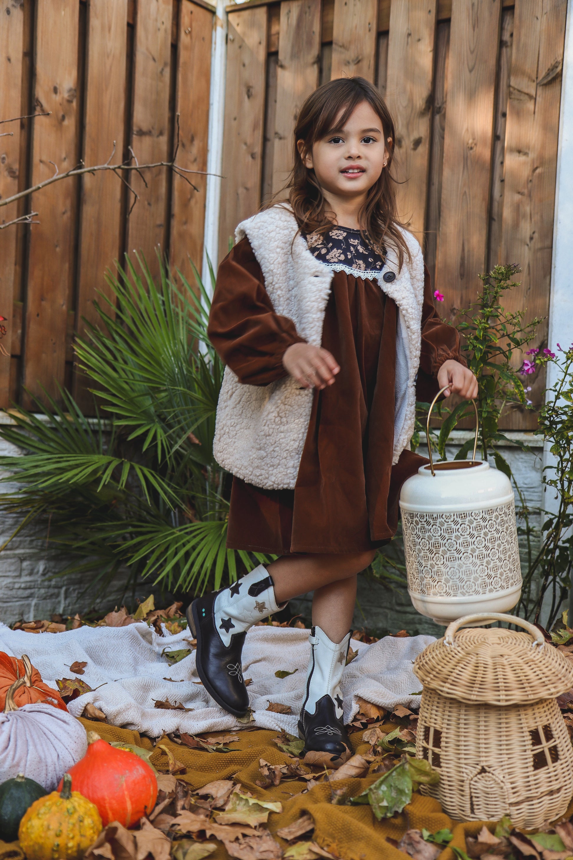 Loise Winter Velvet Dress