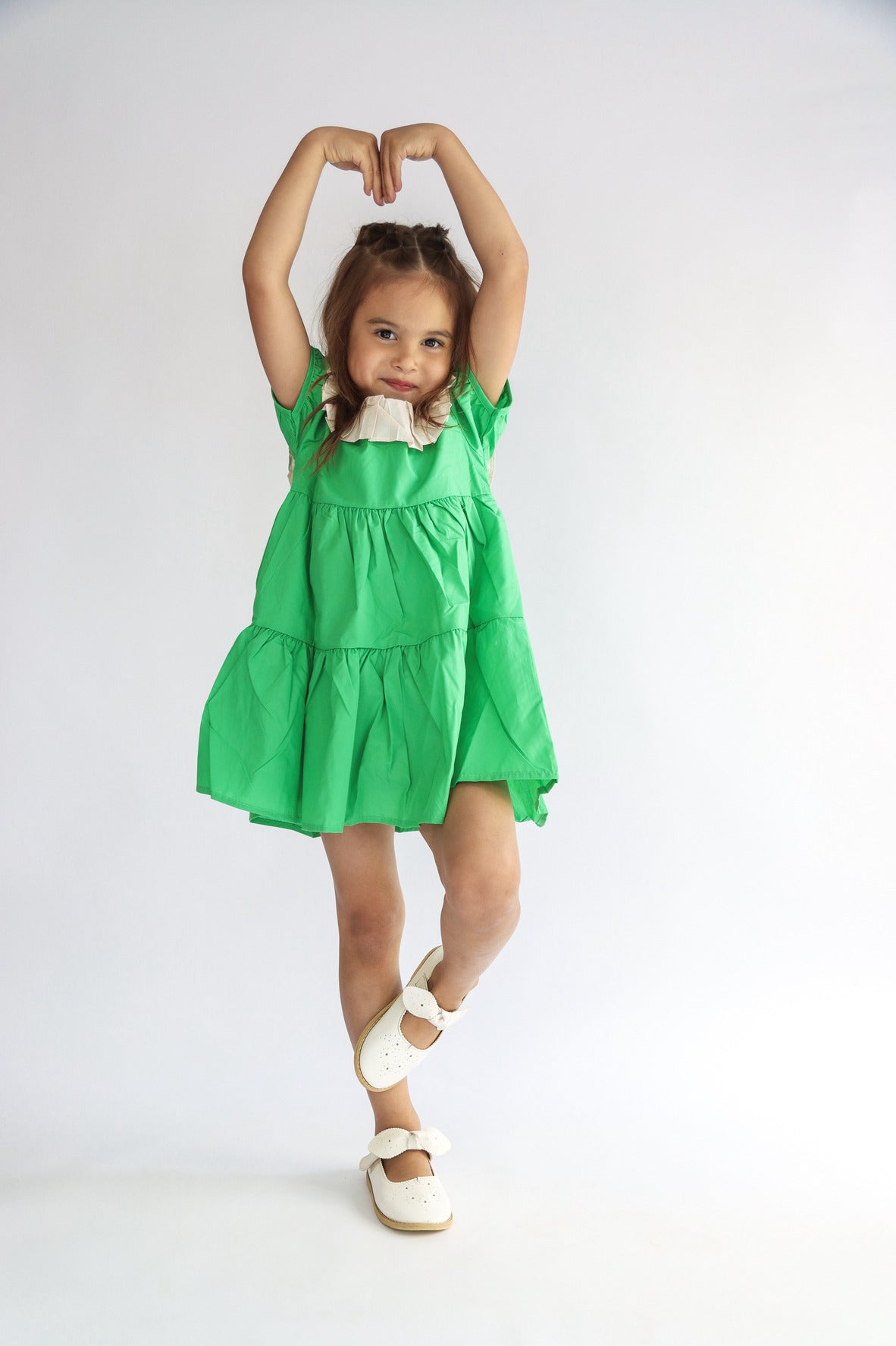 Twirl Green Dress