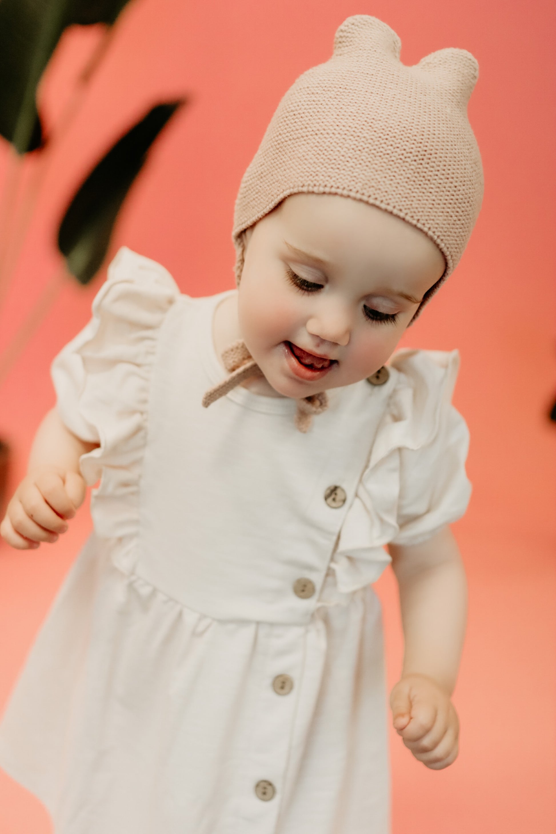 Leah Bunny Baby Bonet