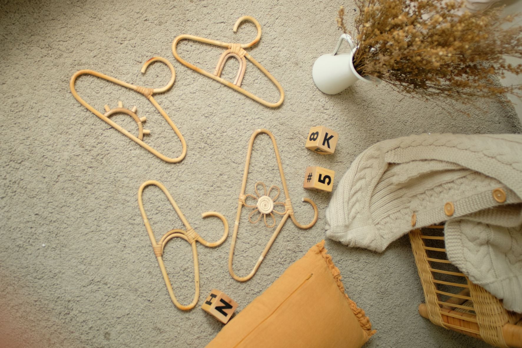Mini Rattan Hangers