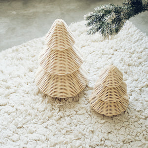 Christmas Tree Rattan Tabletop