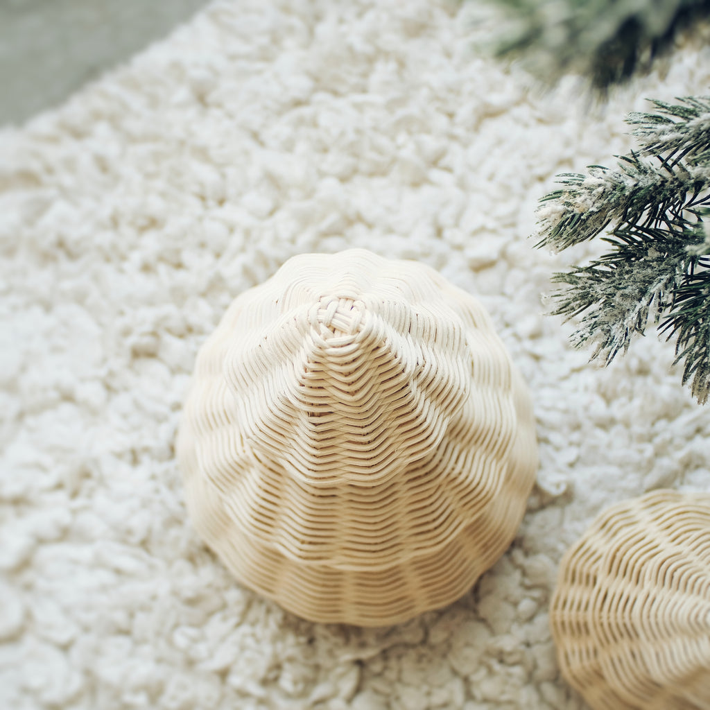 Christmas Tree Rattan Tabletop