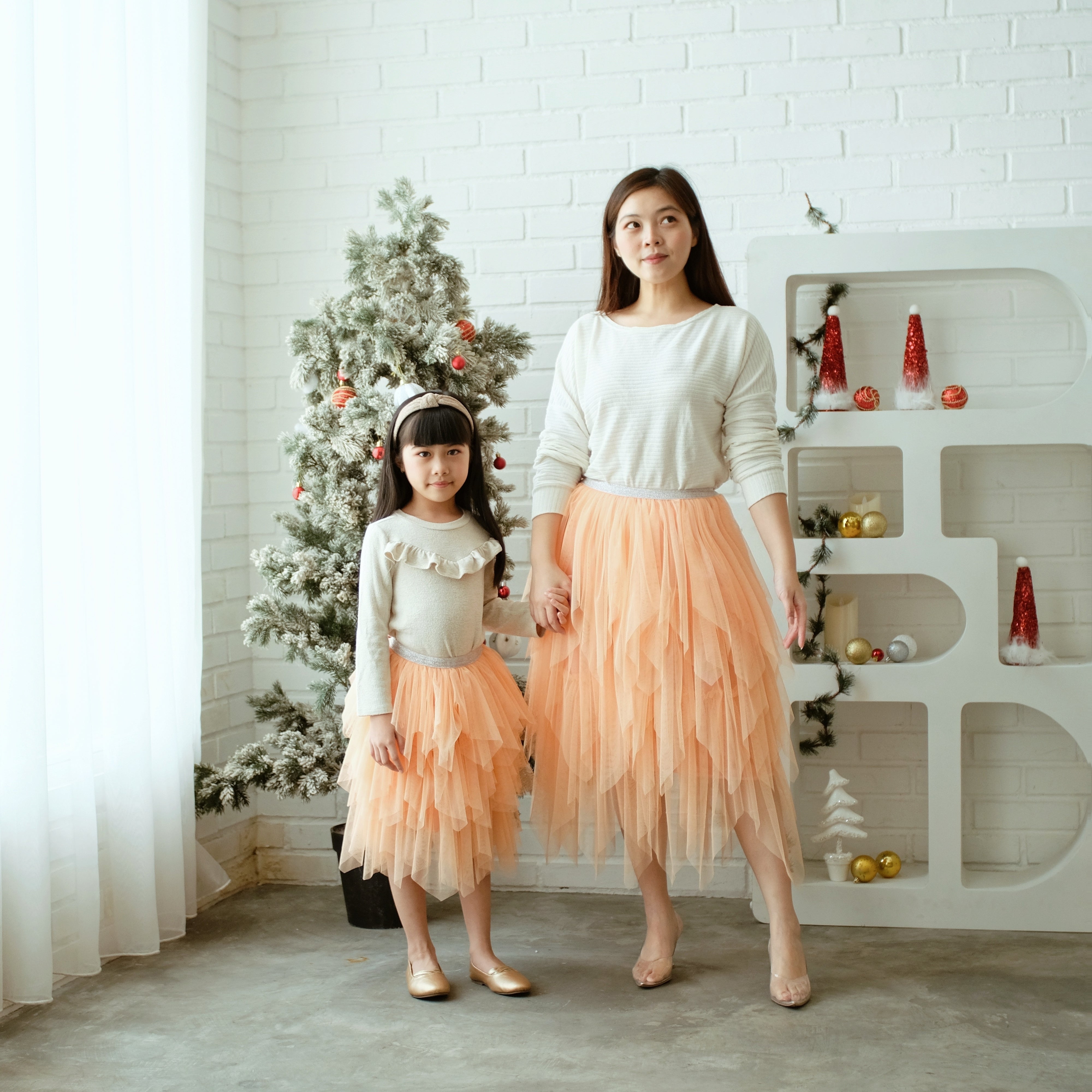 Christmas Mom and me Tutu Skirt