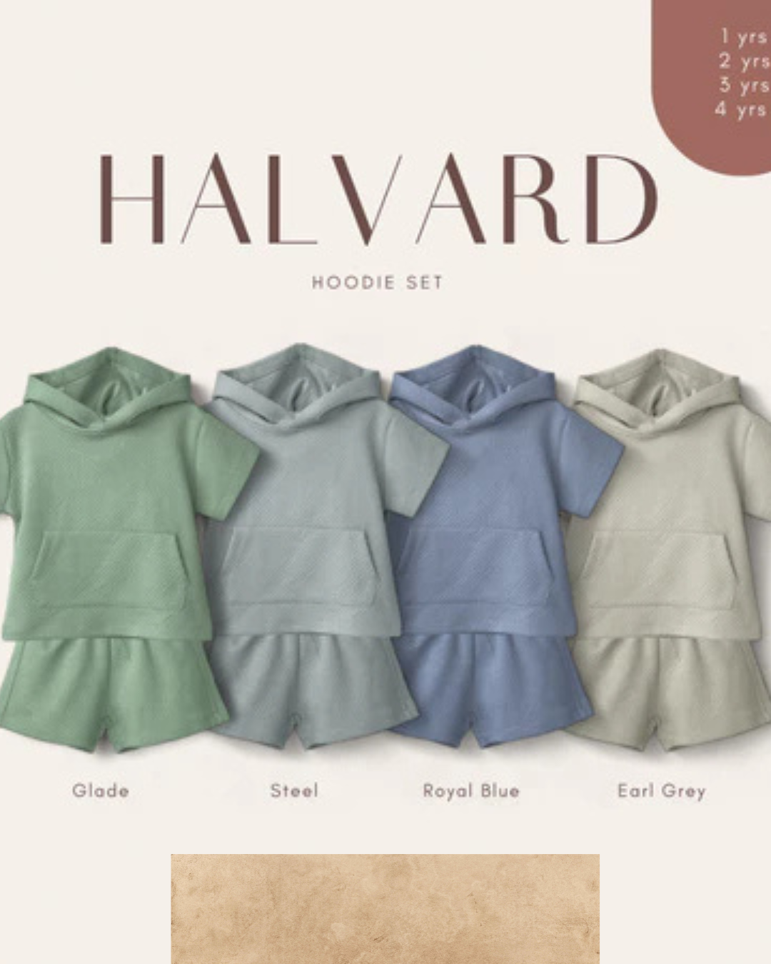 Halvard  Hoodie Waffle Set