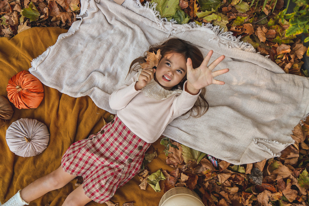 Vintage Kids Tartan Skirt