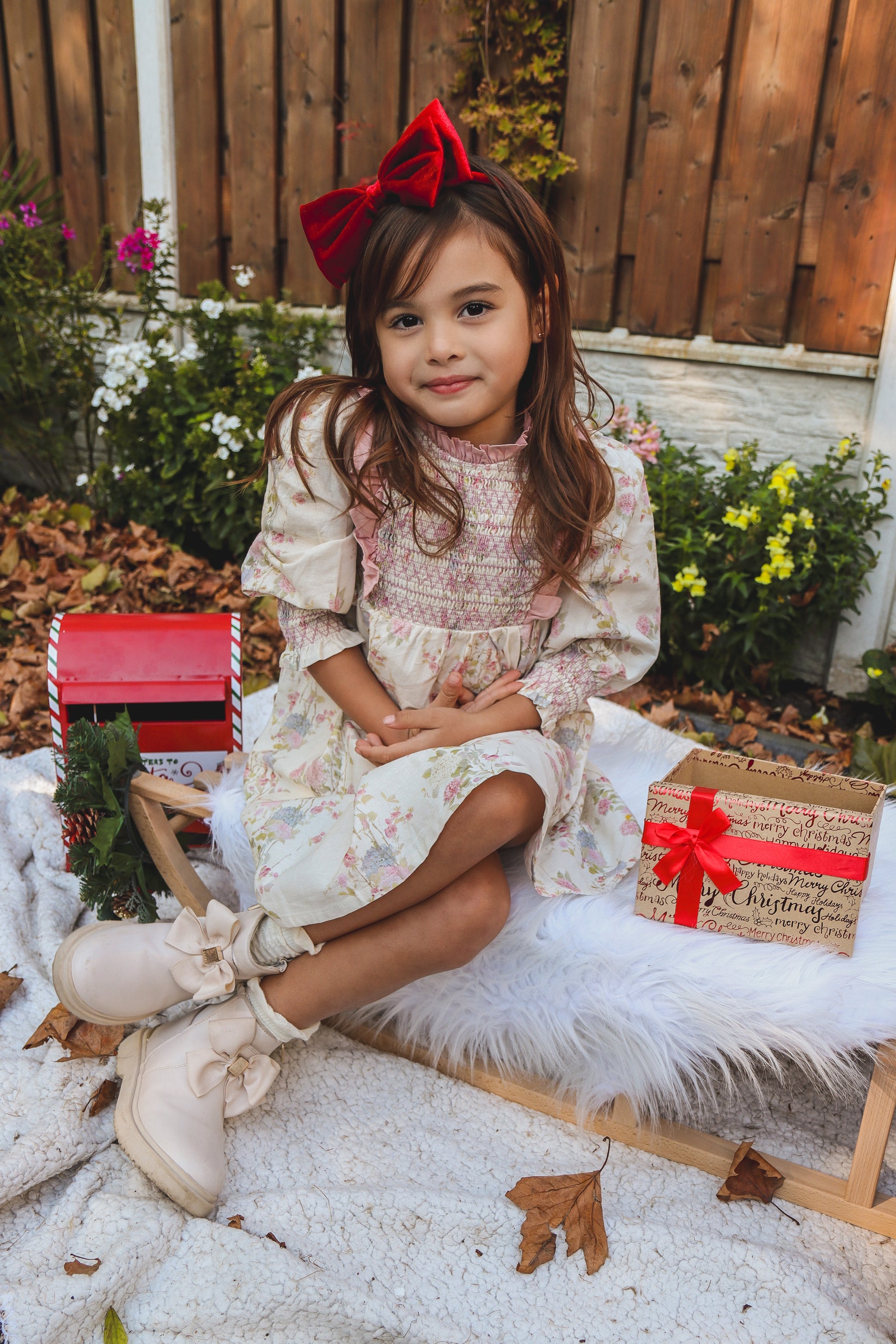 holiday smocked dress Holiday Birdie White Smocked Dress