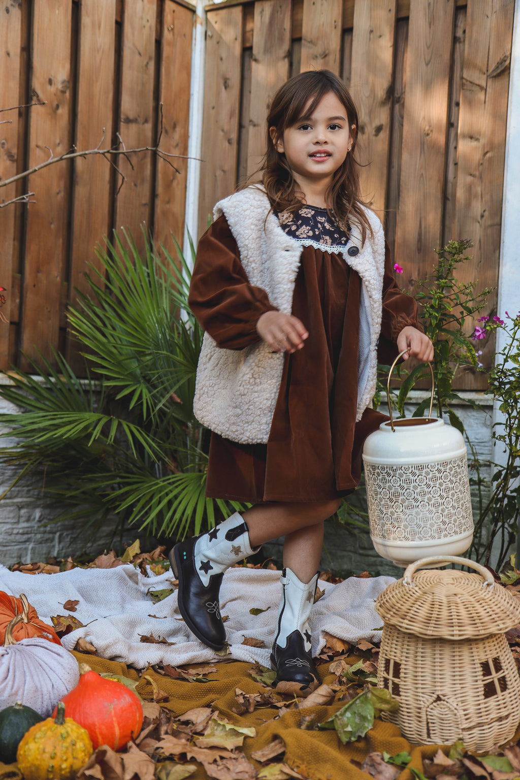 Loise Winter Velvet Dress