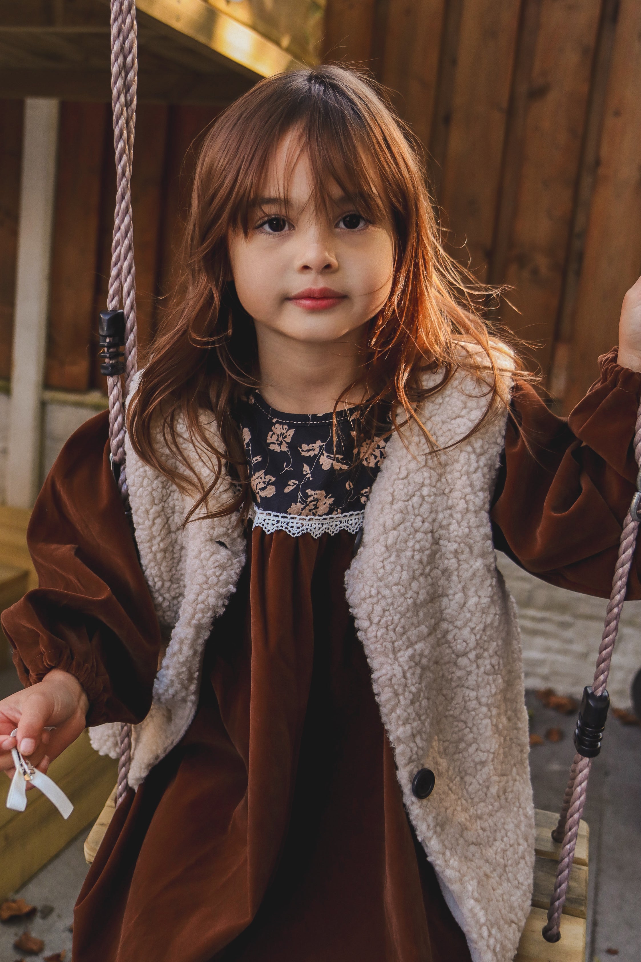 Loise Winter Velvet Dress