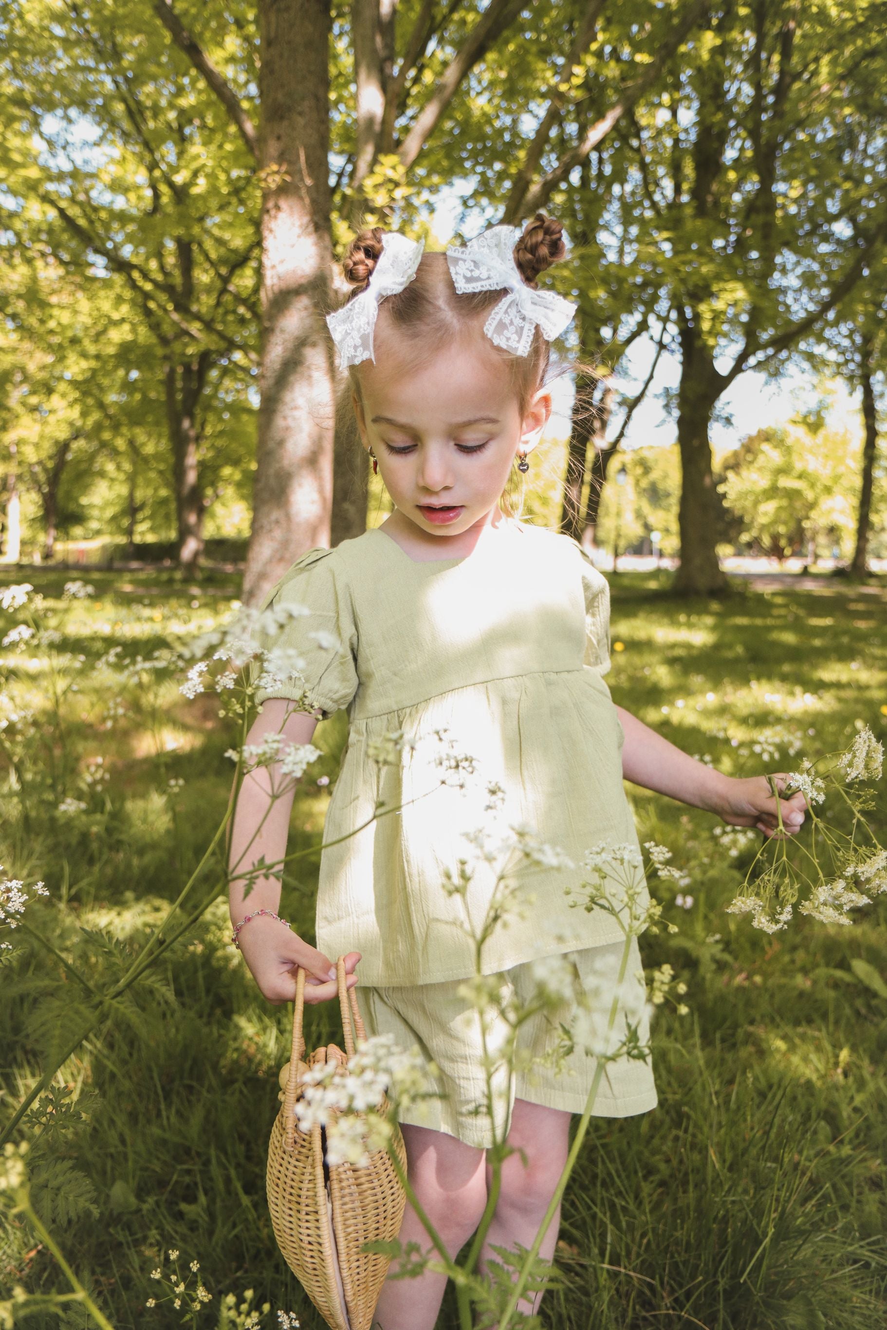 Peplum Linen Set