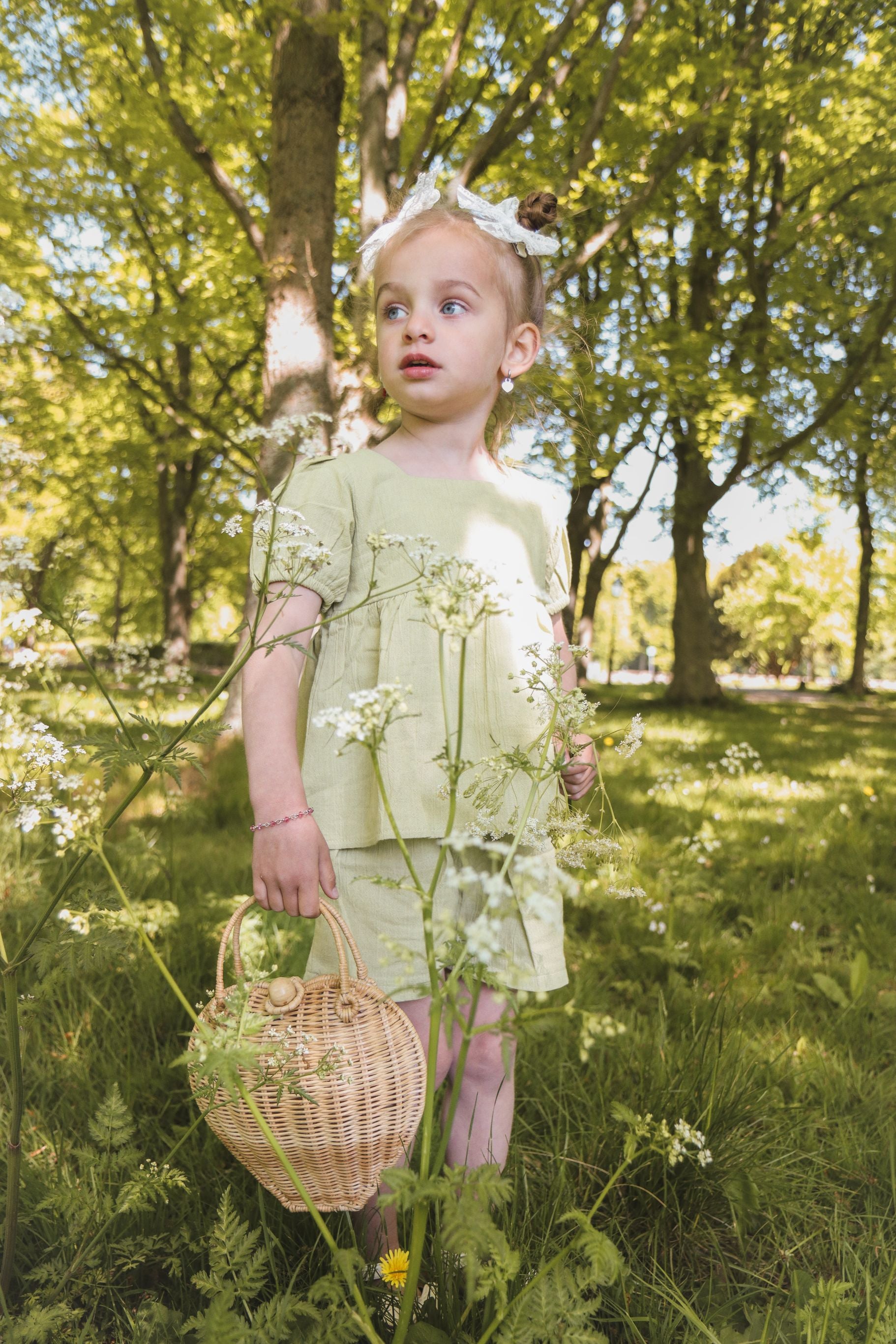 Peplum Linen Set