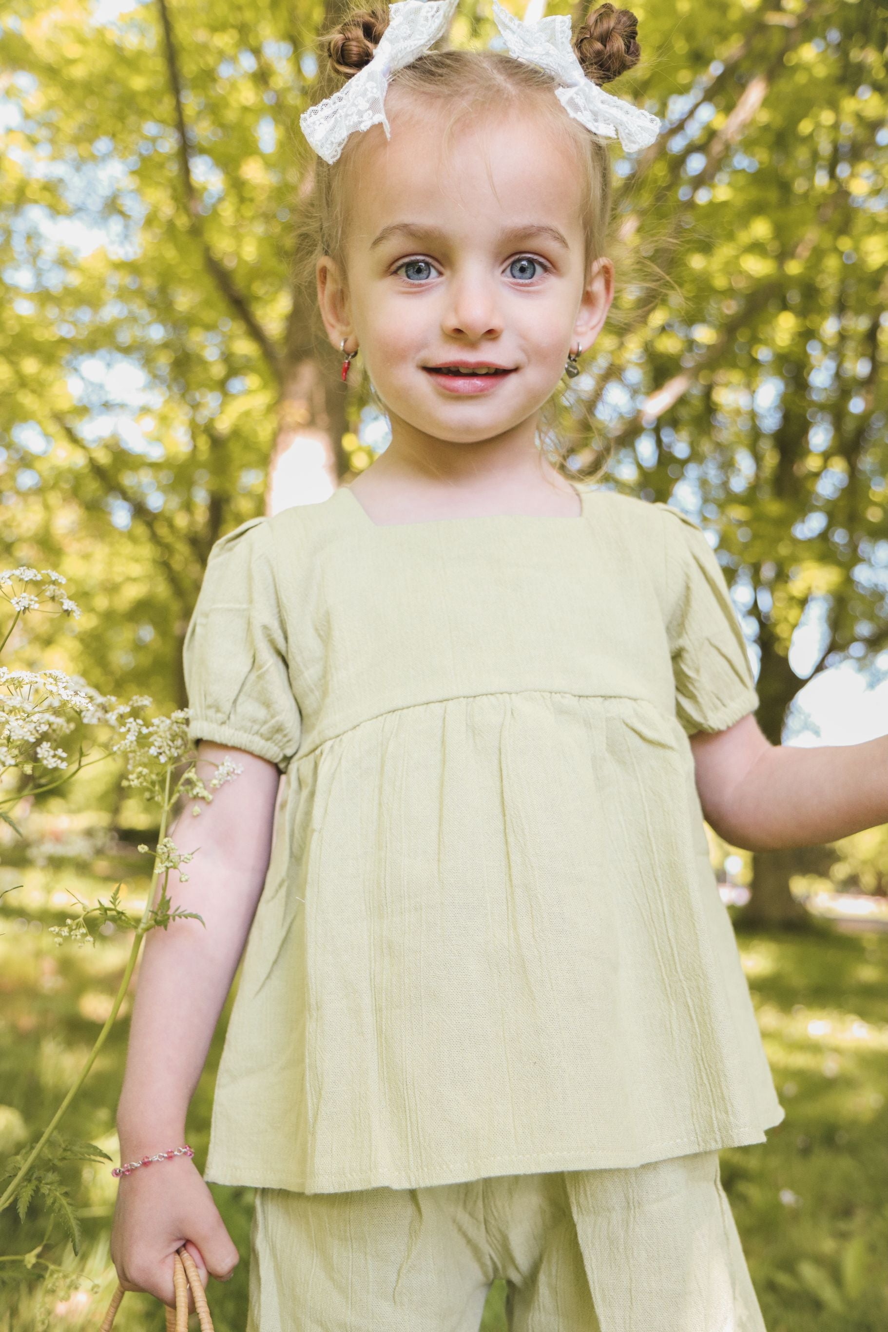 Peplum Linen Set