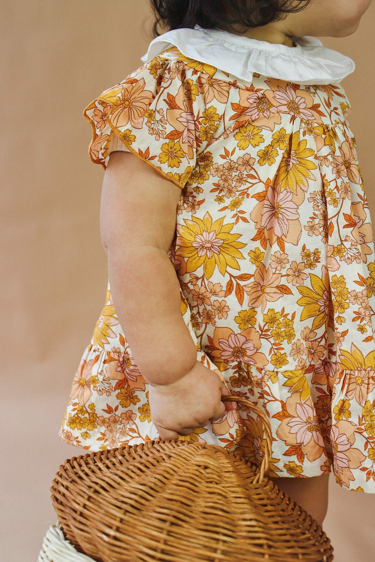 Aurora Vintage Floral Pattern Dress