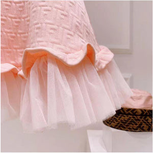 Rose Tule Dress