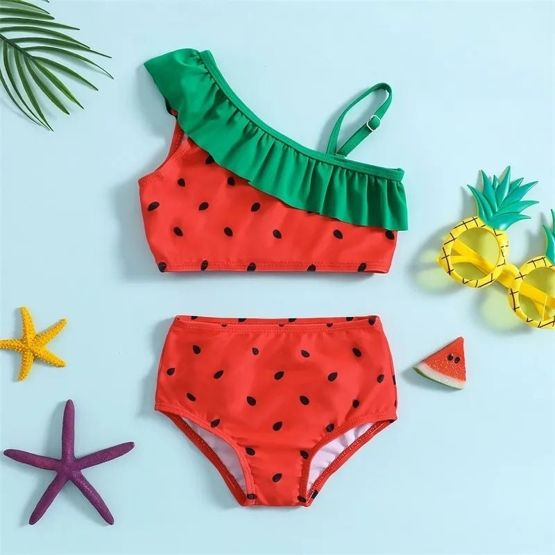 Watermelon Girls Bathing Suit