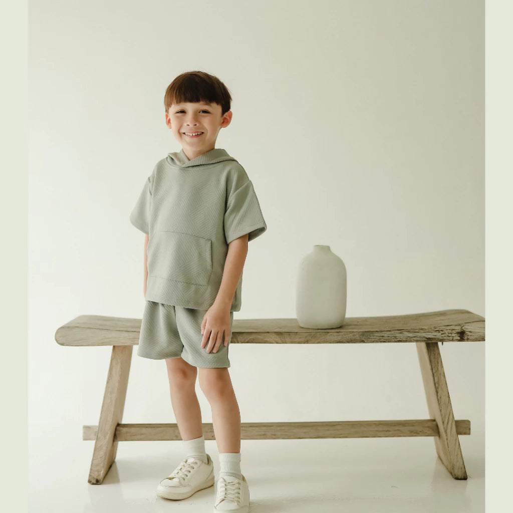 Halvard  Hoodie Waffle Set
