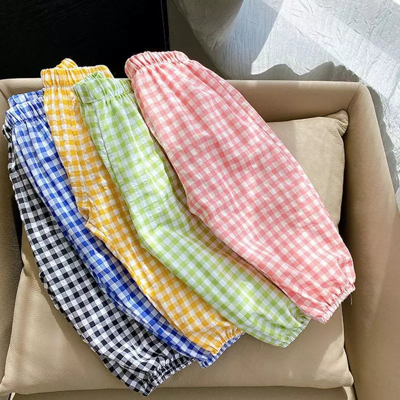 Jogger Gingham  Loose Pants