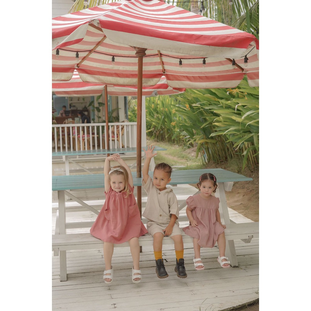 Selene Cotton Linen Dress