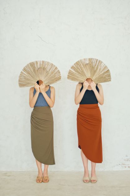 Asymmetrical skirt