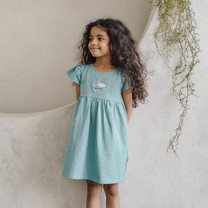 RUFFLE DRESS