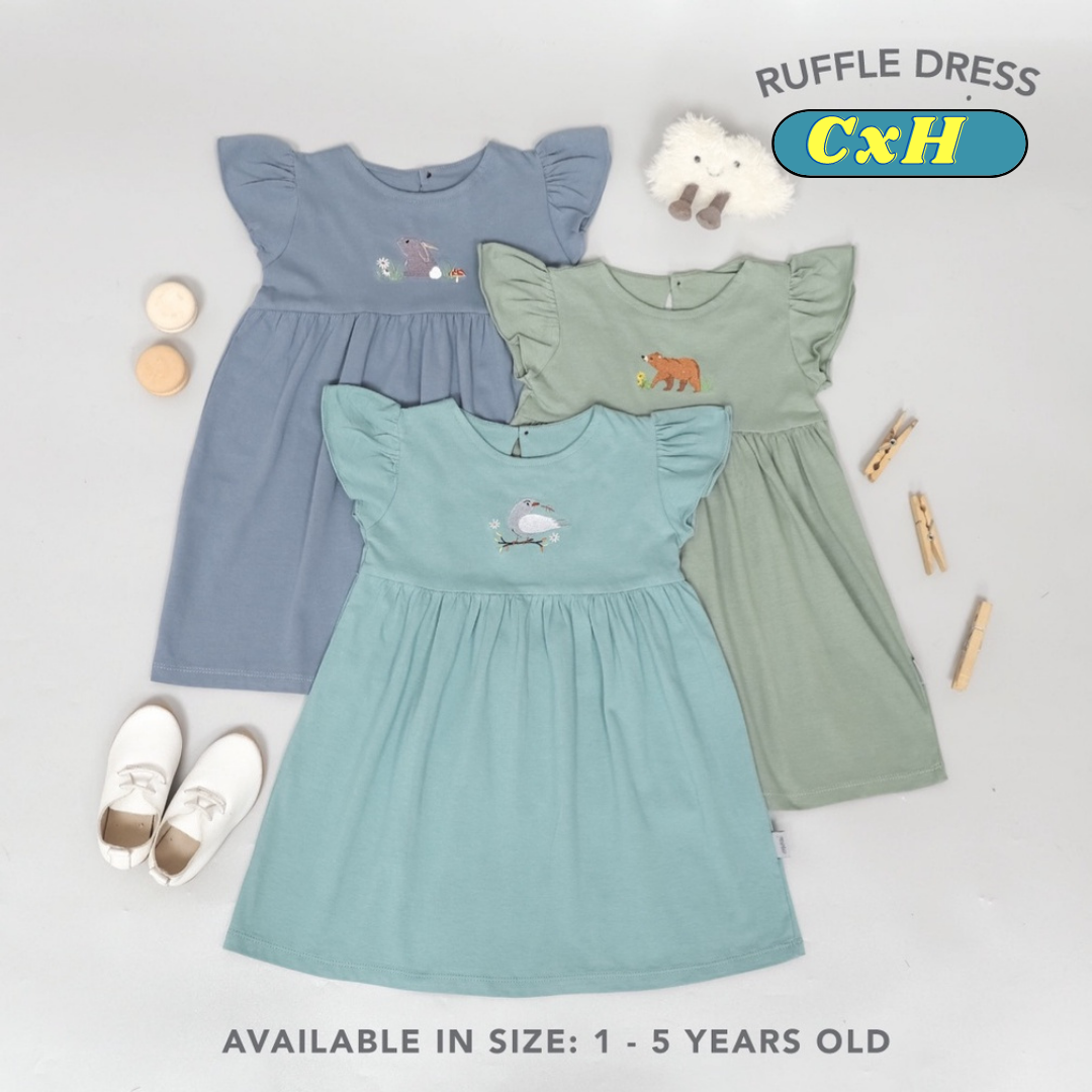 RUFFLE DRESS
