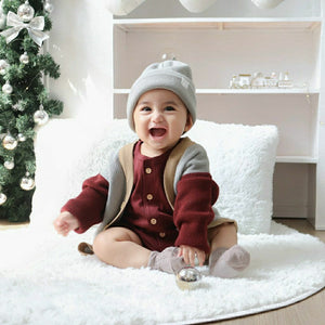 Three Tone Cardigan Unisex