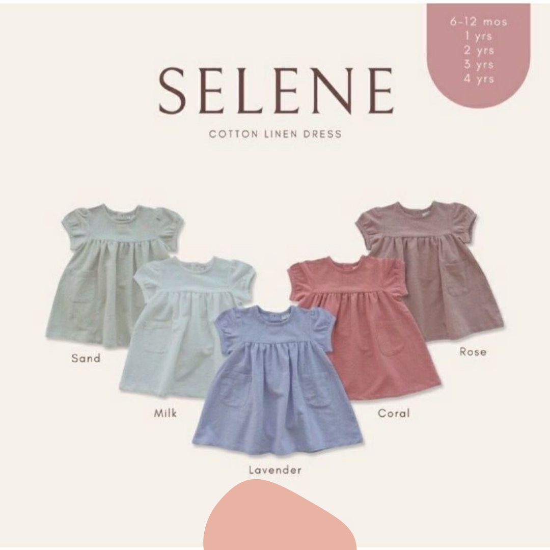 Selene Cotton Linen Dress