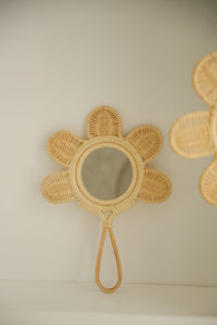 Vintage Daisy Hand Mirror