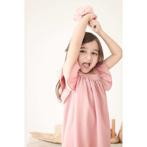 CHIARA RUFFLE RIBBON DRESS