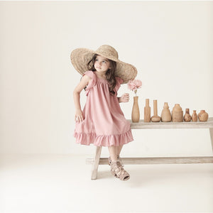 CHIARA RUFFLE RIBBON DRESS